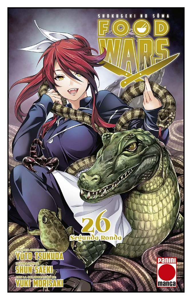 FOOD WARS 26 SEGUNDA RONDA, de SAEKI | portada del libro