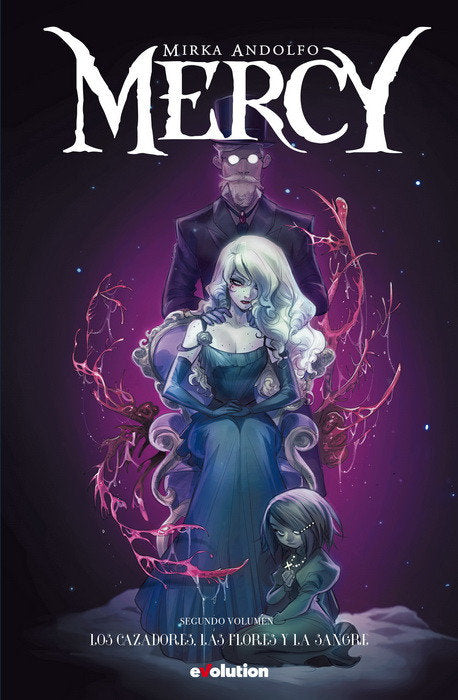 MERCY 2 CAZADORES LAS FLORES Y LA SANGRE, de ANDOLFO MIRKA | portada del libro