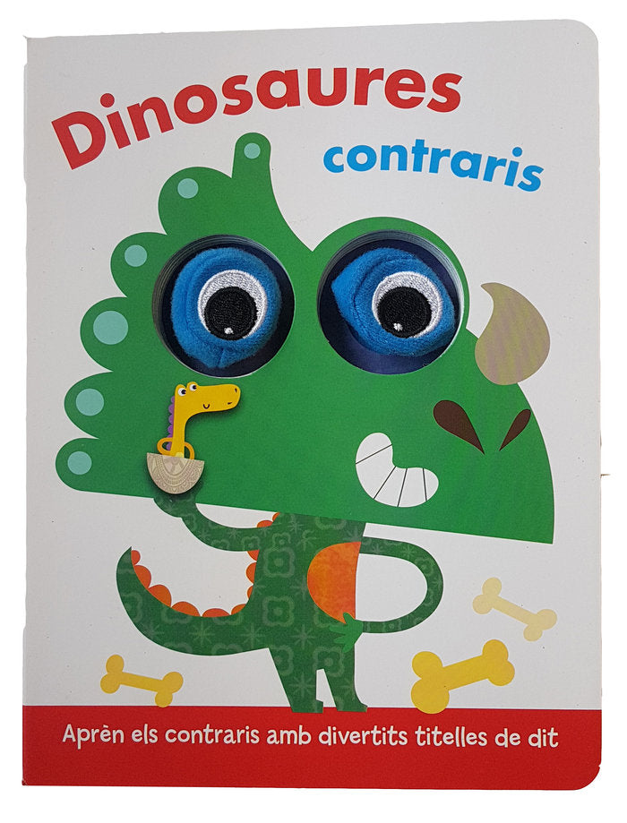 LLIBRE AMB TITELLES DE DIT. DINOSAURES CONTRARIS | portada del libro