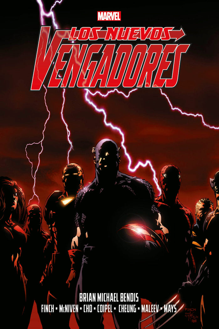 NUEVOS VENGADORES 1 MB DESUNIDOS REUNIDO, de FRANK CHO#DAVID FINCH#STEVE MCNIVEN | portada del libro