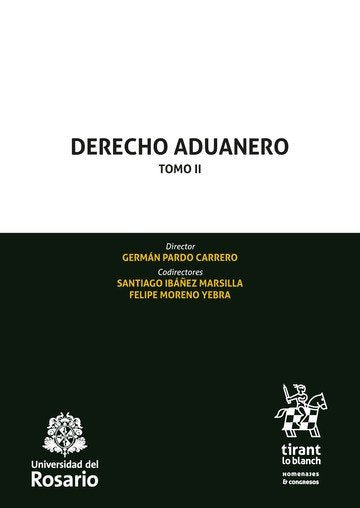 Derecho Aduanero Tomo II, de Pardo Carrero, Germán | portada del libro