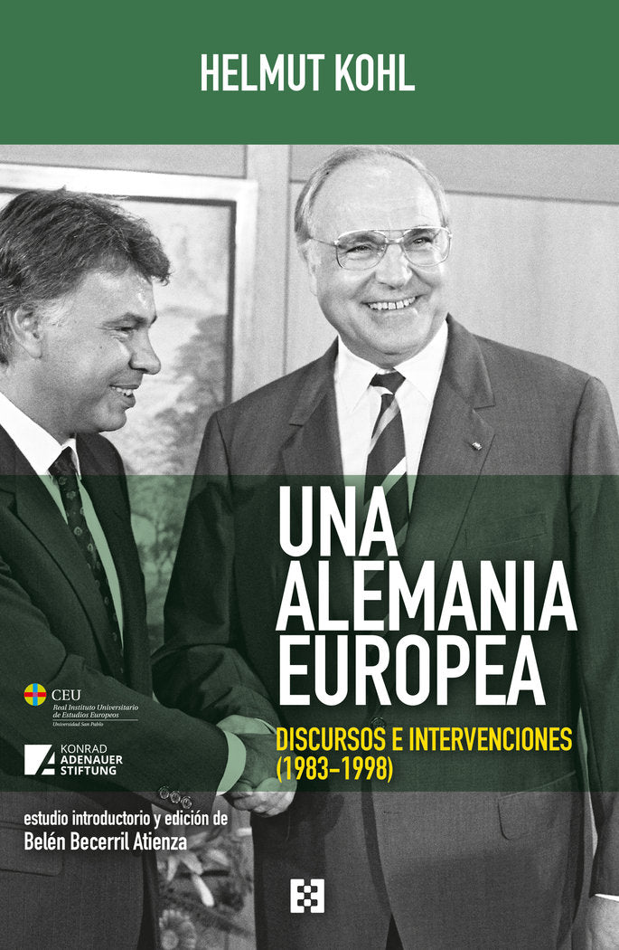 Una Alemania europea, de Kohl, Helmut | portada del libro