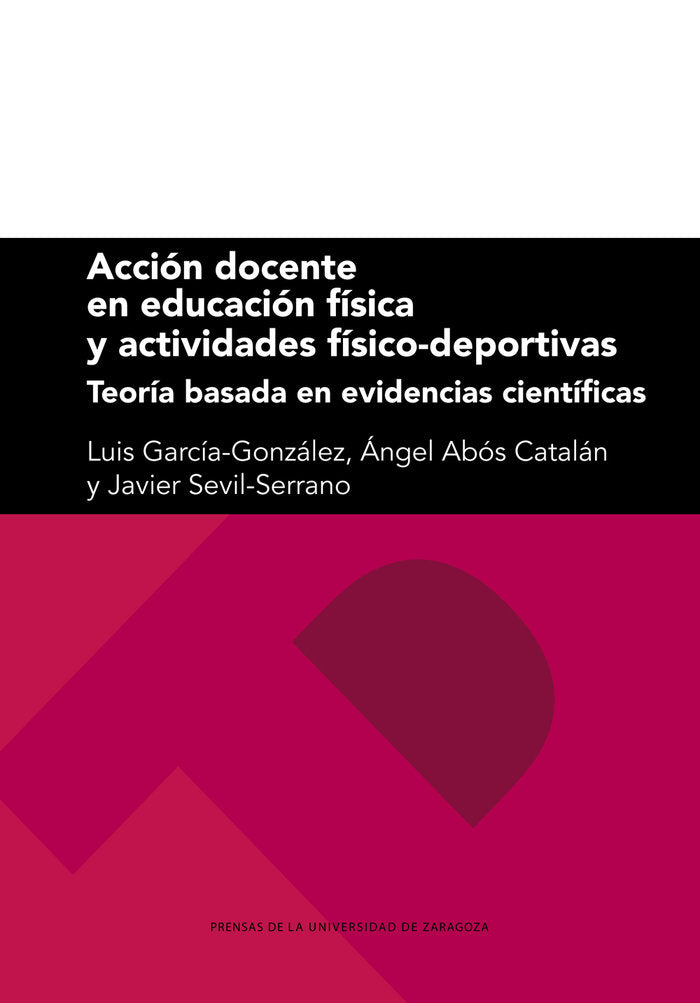 Acción docente en educación física y actividades físico-deportivas, de García-González | portada del libro