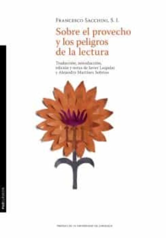 Sobre el provecho y los peligros de la lectura, de SACCHINI, FRANCESCO | portada del libro