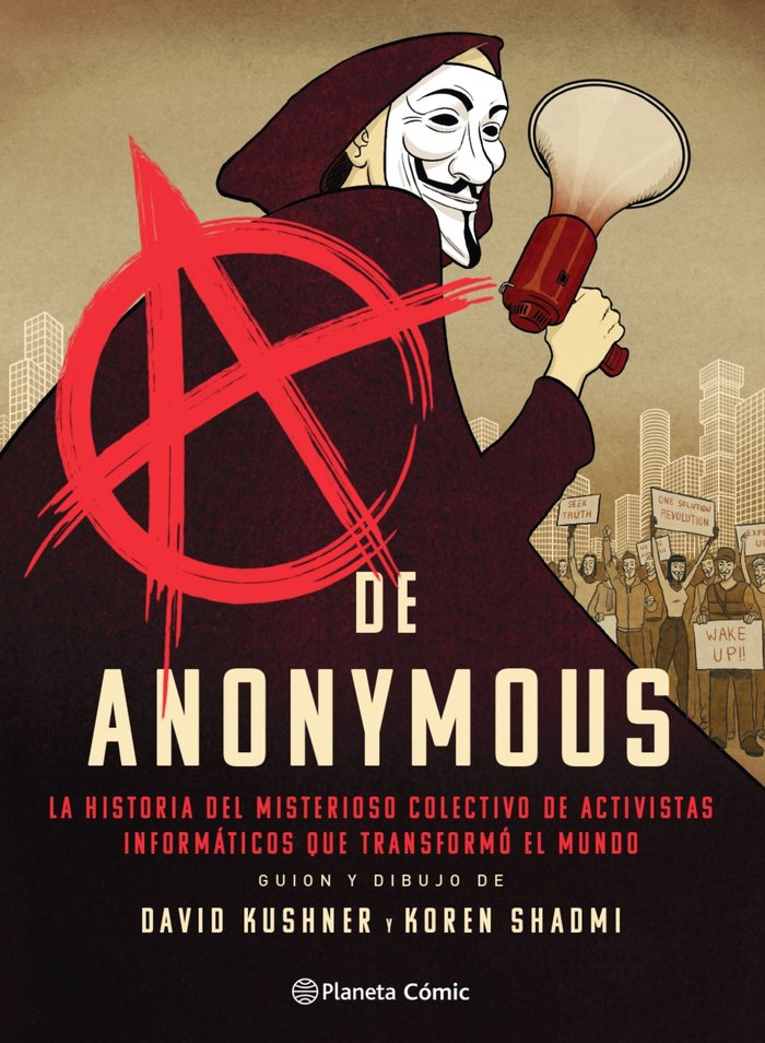 A DE ANONYMOUS (NOVELA GRAFICA), de KUSHNER Y KOREN SHADMI, DAVID | portada del libro