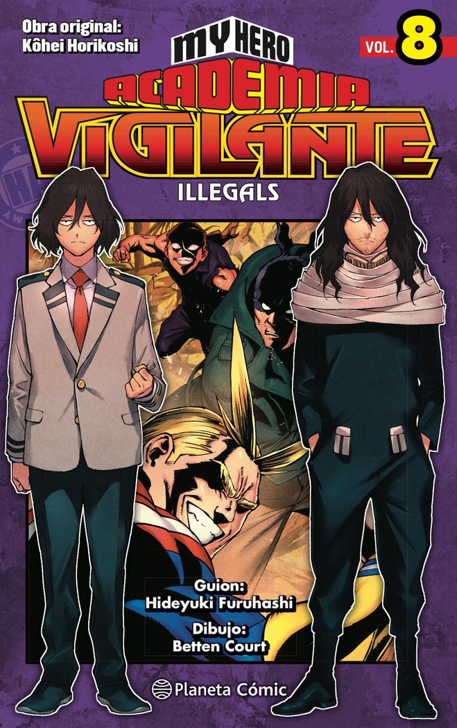 My Hero Academia Vigilante Illegals nº 08/15, de KOHEI HORIKOSHI | portada del libro