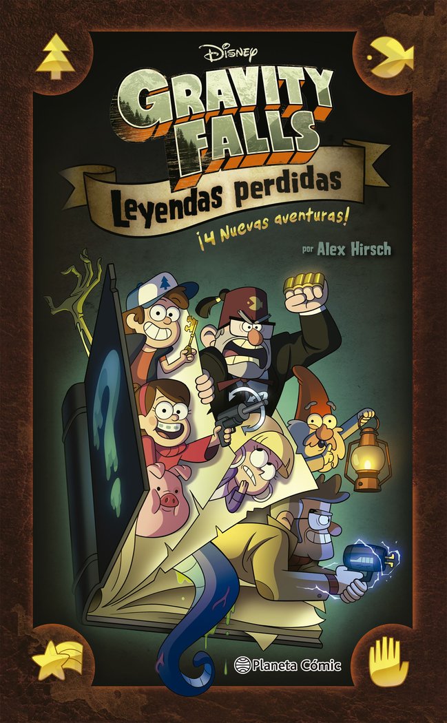 GRAVITY FALLS. LEYENDAS PERDIDAS, de DISNEY | portada del libro