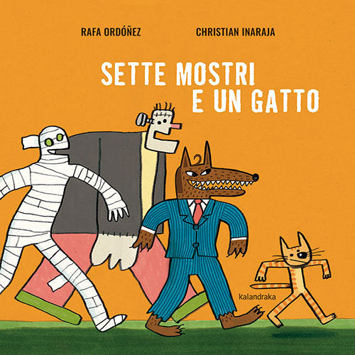 SETTE MOSTRI E UN GATTO, de ORDOÑEZ, RAFA | portada del libro