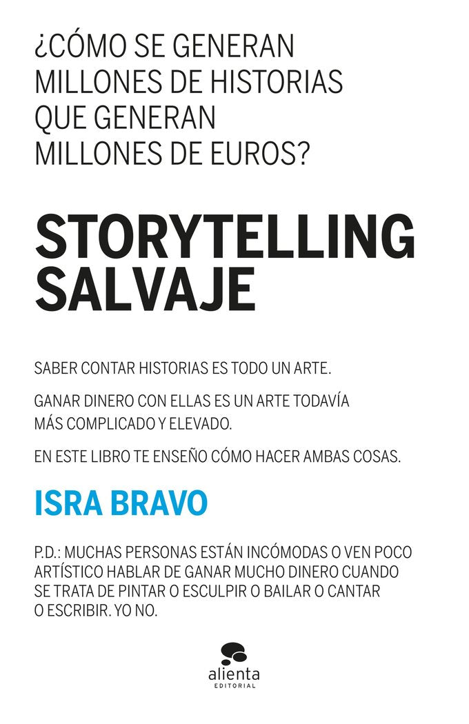 Storytelling salvaje, de ISRA BRAVO | portada del libro