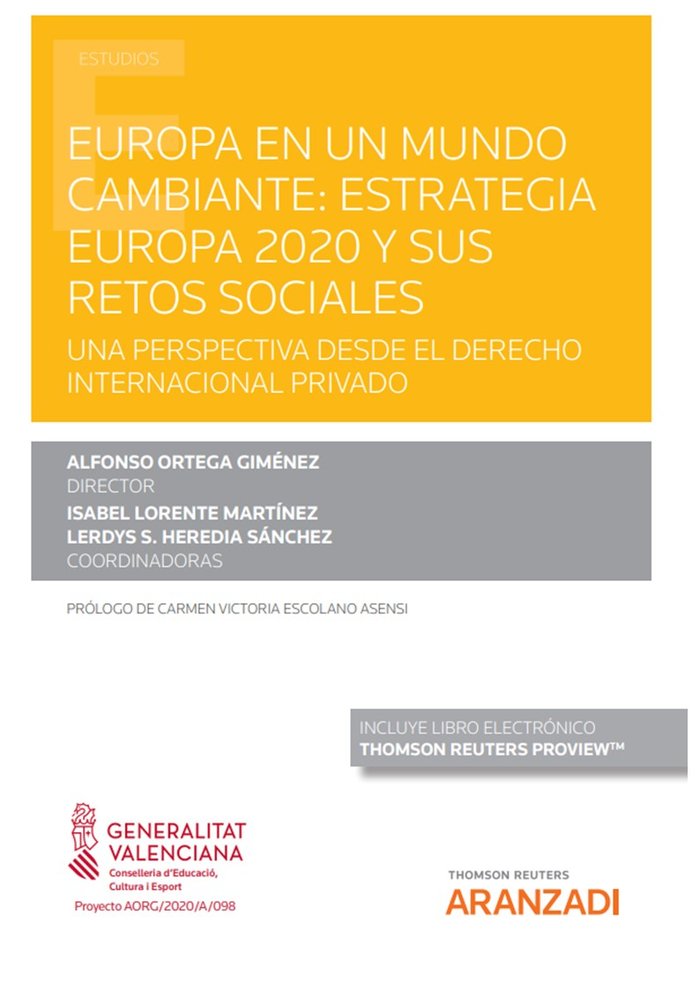 EUROPA EN UN MUNDO CAMBIANTE ESTRATEGIA EUROPA 2020 RETOS | portada del libro