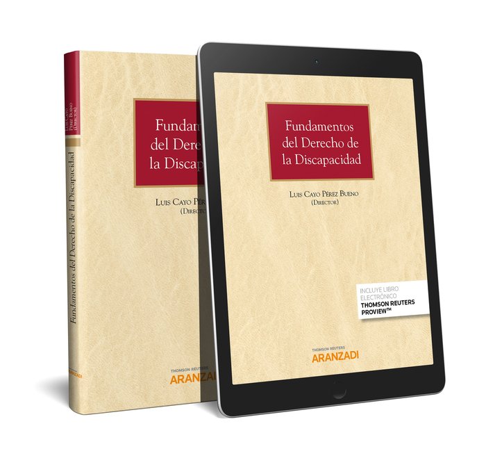 Fundamentos del Derecho de la Discapacidad (Papel + e-book), de Cayo Pérez Bueno, Luis | portada del libro
