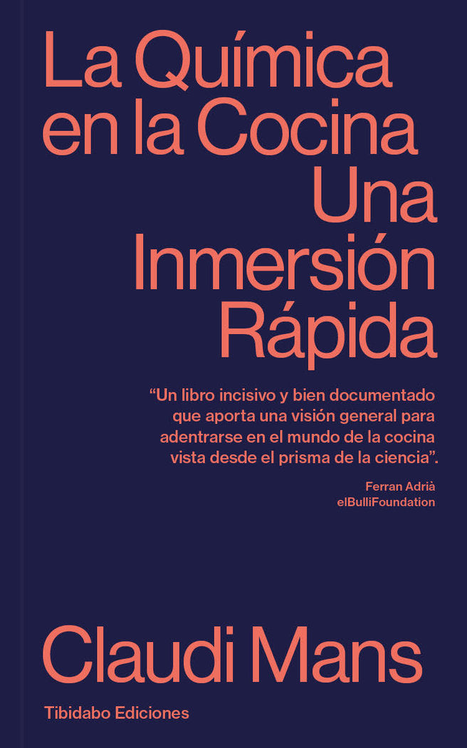LA QUIMICA EN LA COCINA, de MANS, CLAUDI | portada del libro