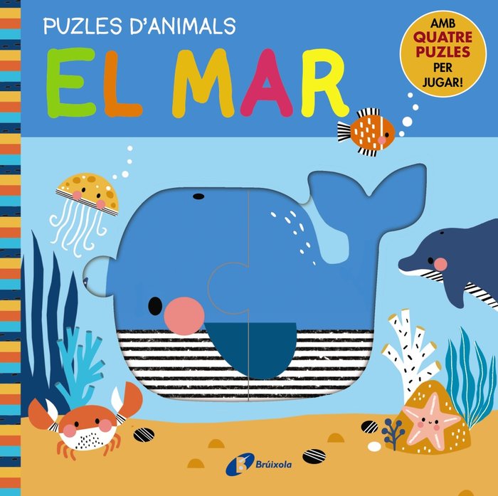 PUZLES D'ANIMALS. EL MAR, de WEERASEKERA, REBECCA | portada del libro