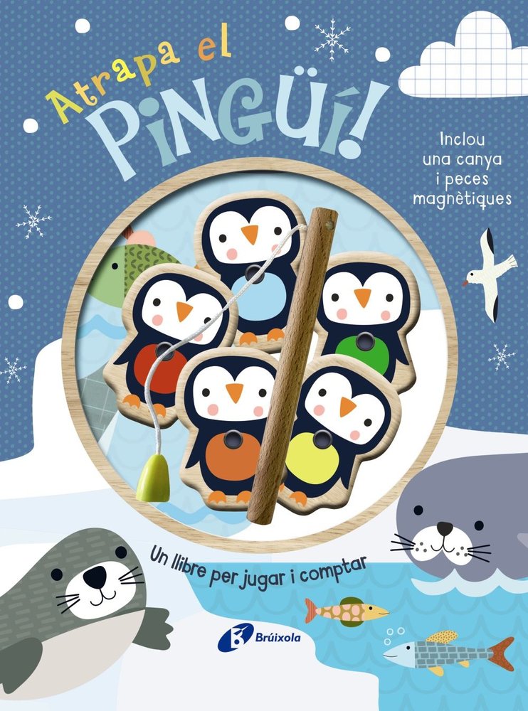 ATRAPA EL PINGUI UN LLIBRE PER JUGAR I COMPTAR, de VARIOS AUTORES | portada del libro