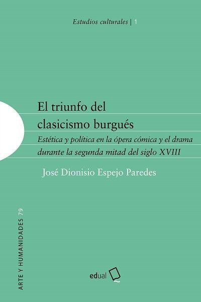 EL TRIUNFO DEL CLASICISMO BURGUES, de ESPEJO PAREDES, JOSE DIONISIO | portada del libro