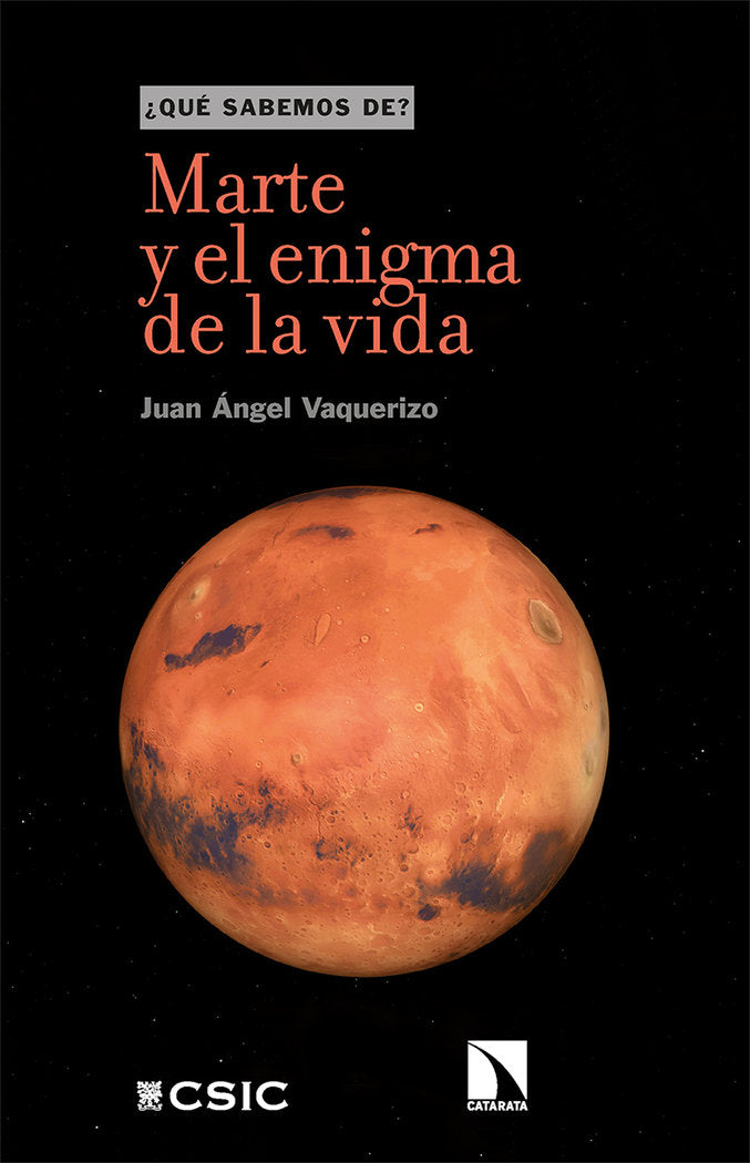 Marte y el enigma de la vida, de Ángel Vaquerizo, Juan | portada del libro