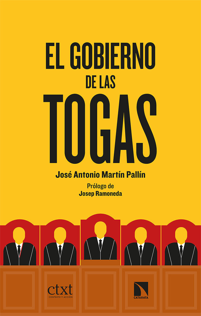 El gobierno de las togas, de Martín Pallín, José Antonio | portada del libro