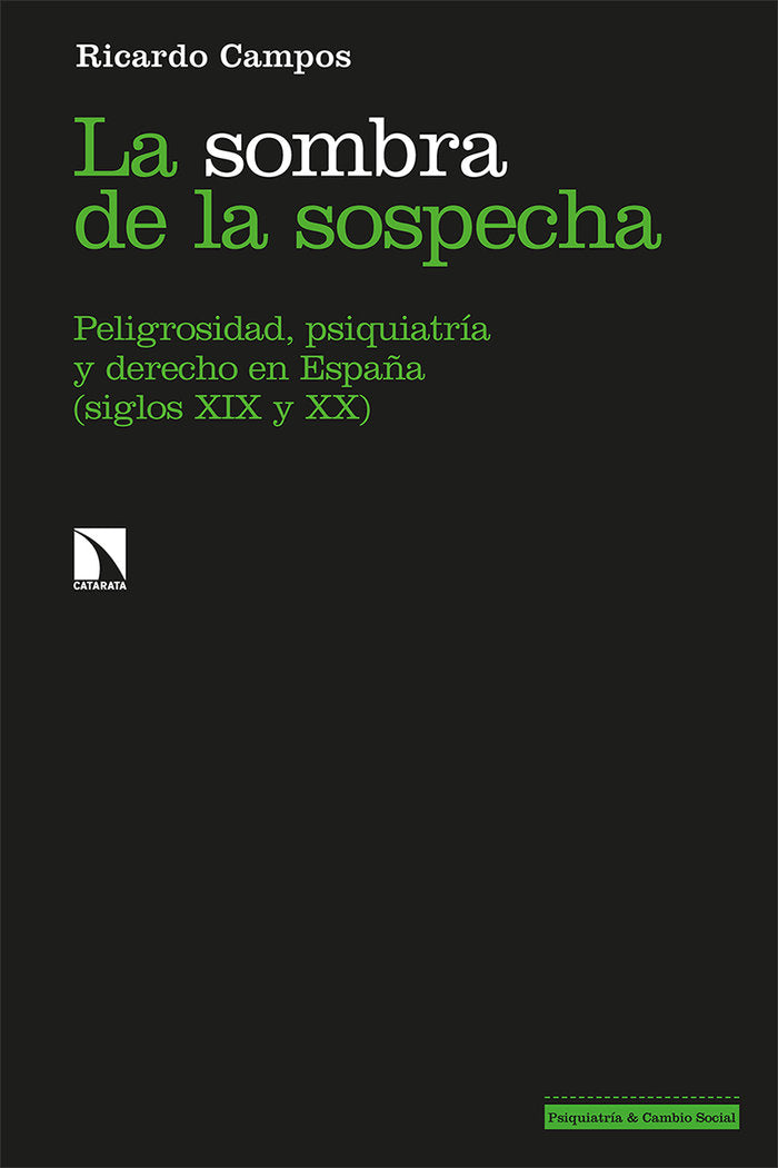 LA SOMBRA DE LA SOSPECHA, de CAMPOS, RICARDO | portada del libro