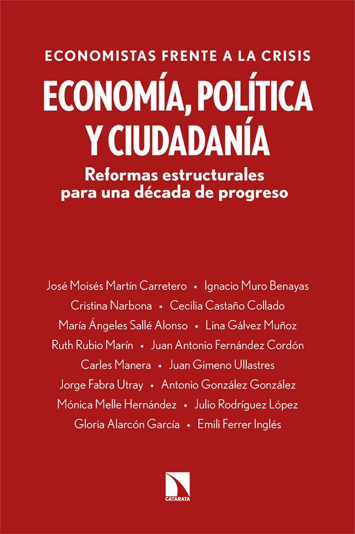 ECONOMIA, POLITICA Y CIUDADANIA, de ECONOMISTAS FRENTE A LA CRISIS, . | portada del libro