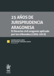 25 AÑOS DE JURISPRUDENCIA ARAGONESA | portada del libro