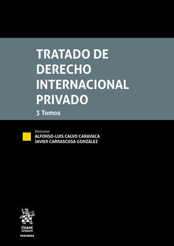 ESTUCHE 3 VOLS TRATADO DE DERECHO INTERNACIONAL PRIVADO, de CALVO CARAVACA | portada del libro