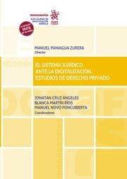 EL SISTEMA JURIDICO ANTE LA DIGITALIZACION. ESTUDIOS DE DERE, de CRUZ ANGELES | portada del libro