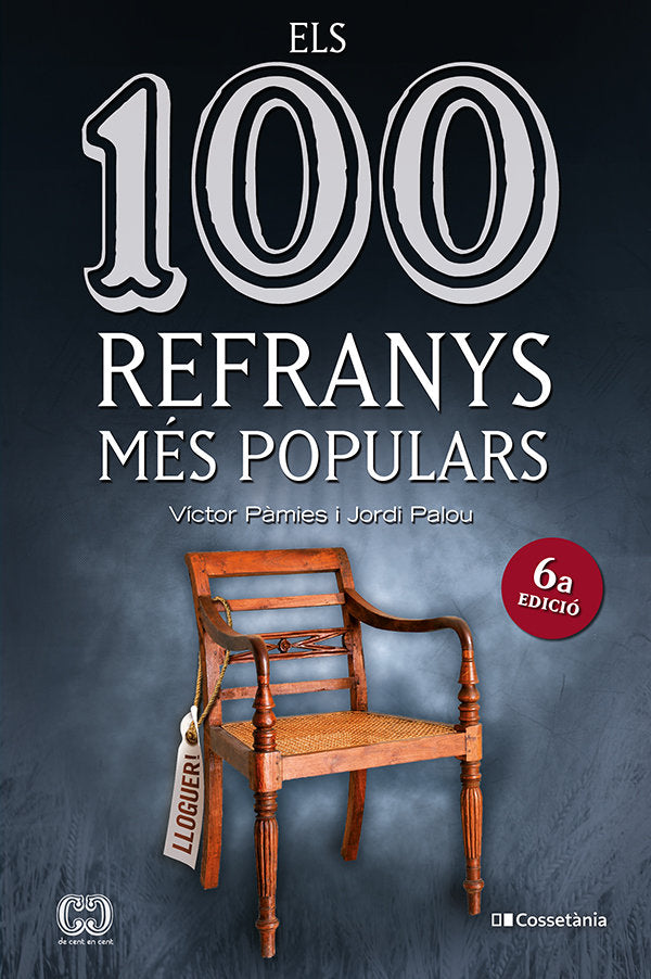 ELS 100 REFRANYS MES POPULARS, de VICTOR PAMIES | portada del libro