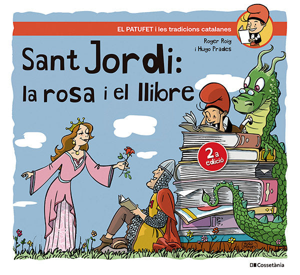 SANT JORDI, LA ROSA I EL LLIBRE, de ROIG CESAR, ROGER | portada del libro