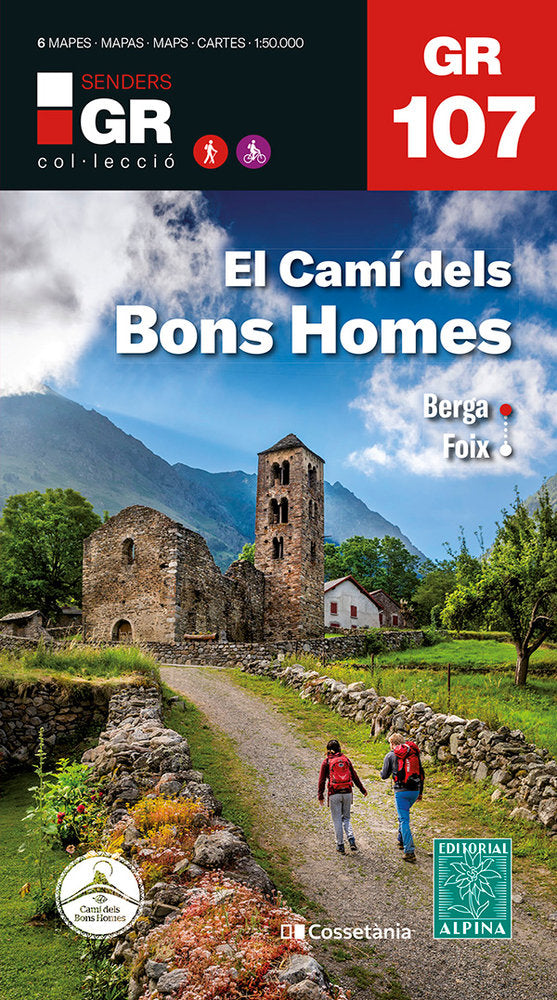 GR 107 CATALUNYA EL CAMI DELS BONS HOMES BERGA-FOIX, de RICARD RIPOLL | portada del libro