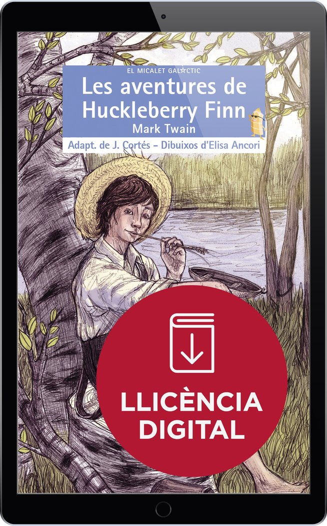 Les aventures de Huckleberry Finn, de Twain, Mark | portada del libro