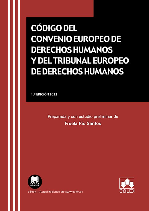 CODIGO DEL CONVENIO EUROPEO DE DERECHOS HUMANOS Y DEL TRIBUN, de RIO SANTOS | portada del libro