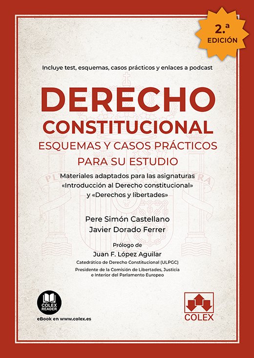 DERECHO CONSTITUCIONAL ESQUEMAS Y CASOS PRACTICOS PARA ESTU | portada del libro