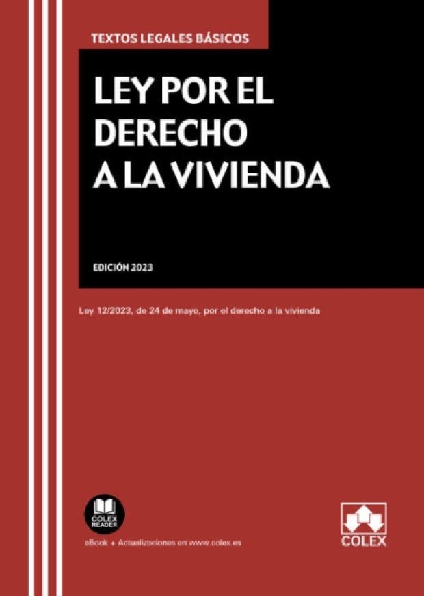 LEY POR EL DERECHO A LA VIVIENDA, de COLEX | portada del libro