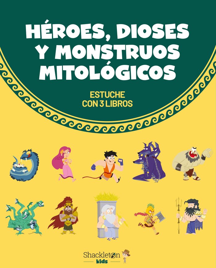 HEROES DIOSES Y MONSTRUOS MITOLOGICOS-ESTUCHE, de Sabaté | portada del libro