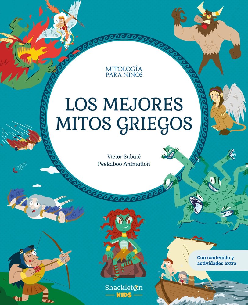 LOS MEJORES MITOS GRIEGOS, de SABATE, VICTOR | portada del libro
