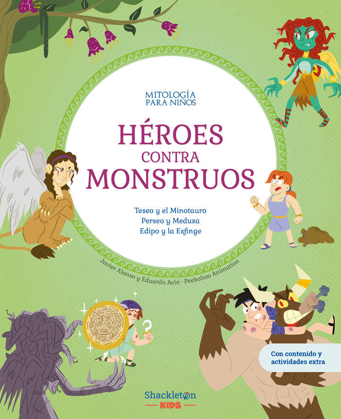 HEROES CONTRA MONSTRUOS, de ACIN, EDUARDO | portada del libro
