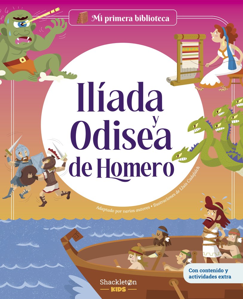 ILIADA Y ODISEA DE HOMERO, de SOLE, JORDI | portada del libro
