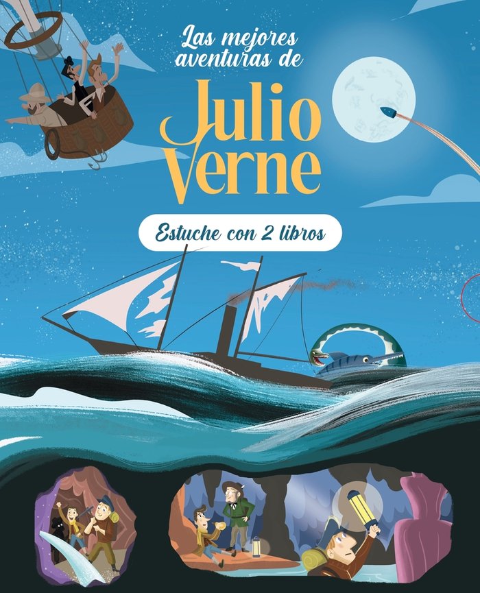 Las mejores aventuras de Julio Verne | portada del libro