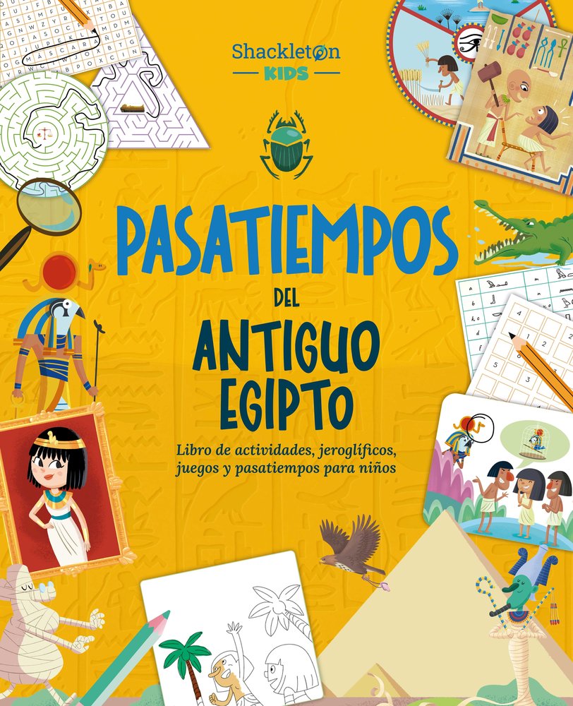 PASATIEMPOS DEL ANTIGUO EGIPTO, de WUJI HOUSE | portada del libro