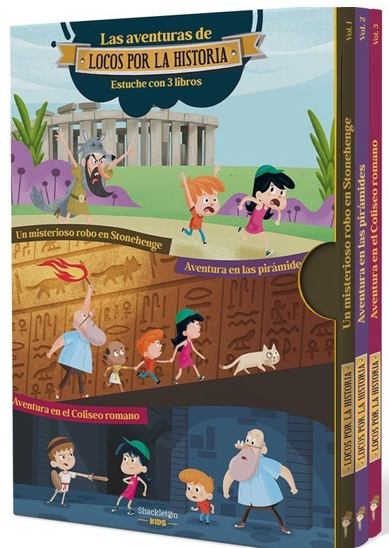 LAS AVENTURAS DE LOCOS POR LA HISTORIA, de CAMPELLO, GIUDITTA | portada del libro