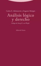 ANALISIS LOGICO Y DERECHO, de CARLOS E. ALCHOURRON | portada del libro