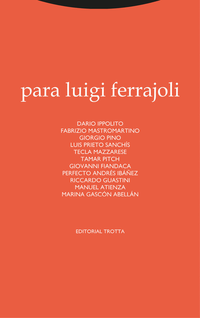 PARA LUIGI FERRAJOLI, de | portada del libro