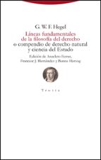 LINEAS FUNDAMENTALES DE LA FILOSOFIA DEL DERECHO, de Georg Wilhelm Friedrich Hegel | portada del libro