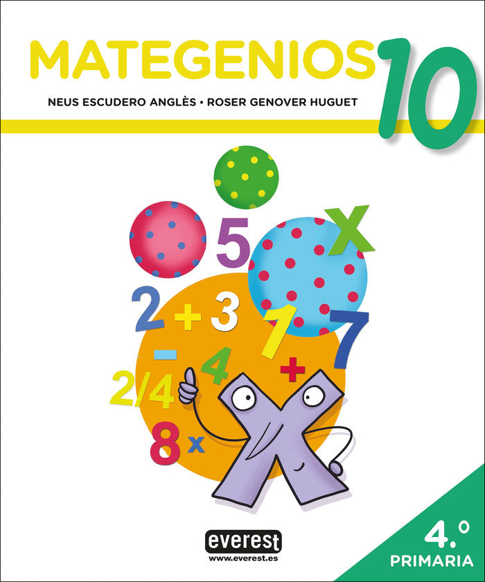 Mategenios 10, de ESCUDERO ANGLÔS, NEUS | portada del libro