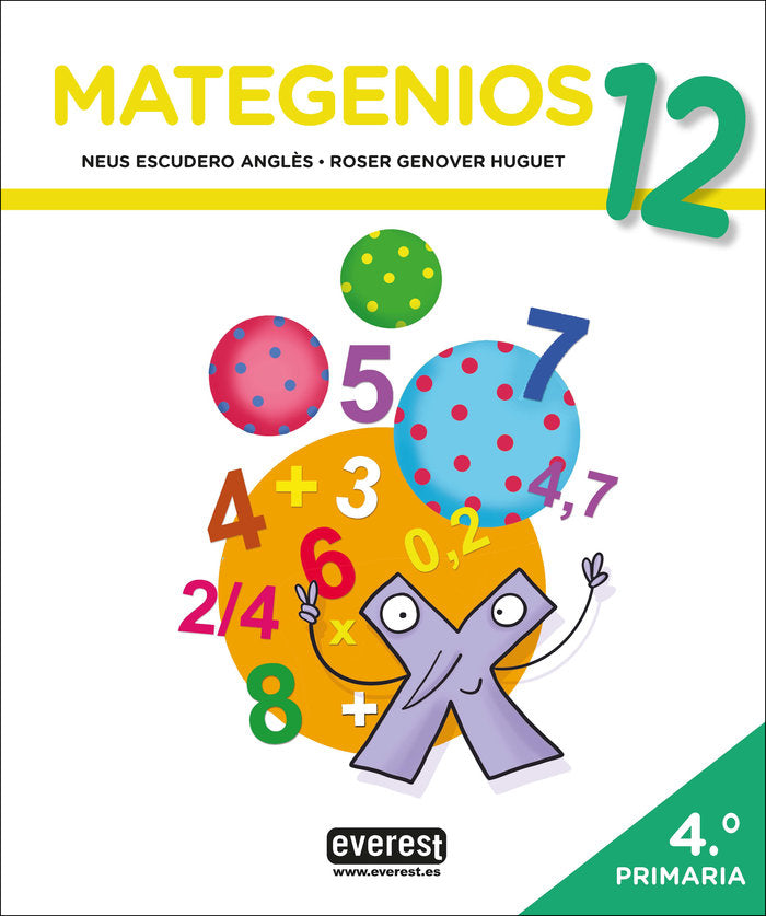 Mategenios 12, de ESCUDERO ANGLÔS, NEUS | portada del libro