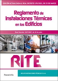 REGLAMENTO INSTALACIONES TERMICAS EDIFICIOS RITE 8ªEDICION | portada del libro
