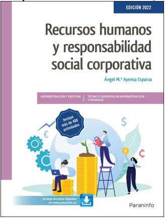 Recursos humanos y responsabilidad social corporativa, de AYENSA ESPARZA, ANGEL MARIA | portada del libro