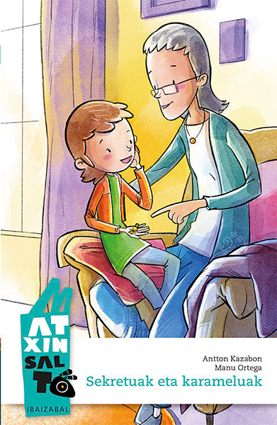 Sekretuak eta karameluak, de ANTTON KAZABON | portada del libro