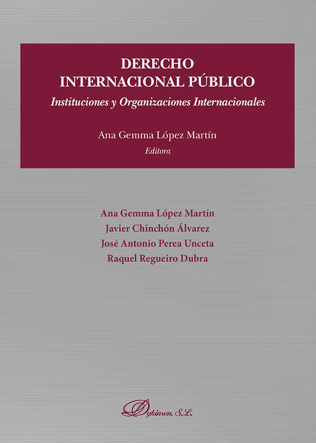 Derecho Internacional Público, de López Martín, Ana Gemma | portada del libro