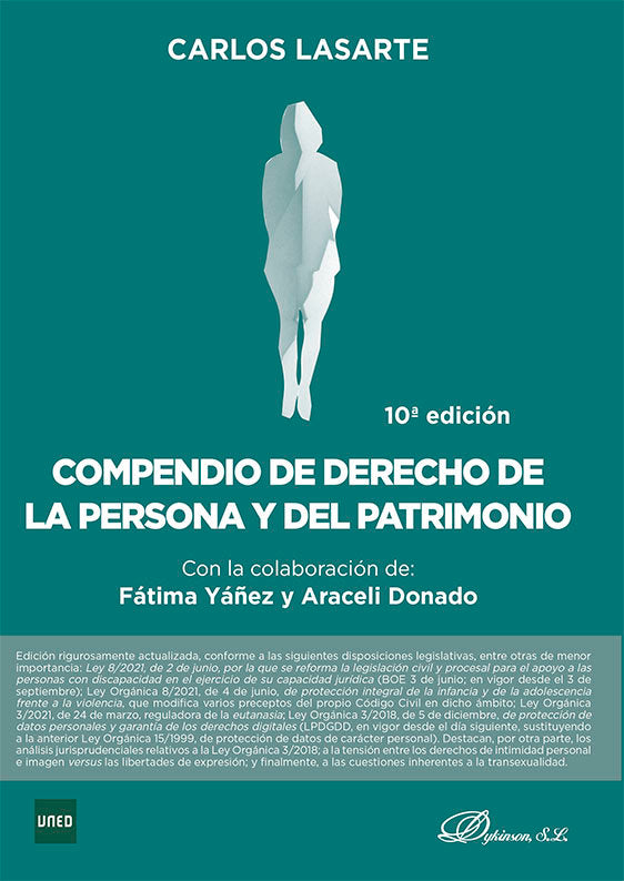 Compendio de Derecho de la Persona y del Patrimonio, de LASARTE ALVAREZ, CARLOS | portada del libro